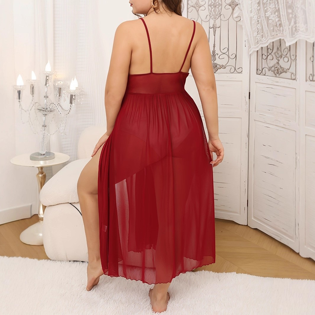 Romantic Sheer Slip Nightdress