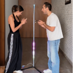 Sound-Reactive LED Floor Lamp
