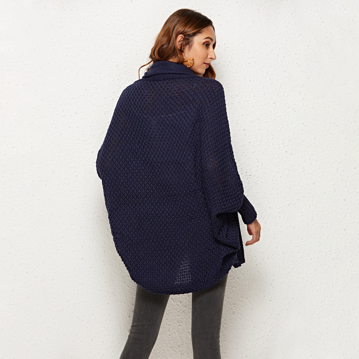 Women’s Off-Shoulder Knit Cardigan – Oversized Fit
