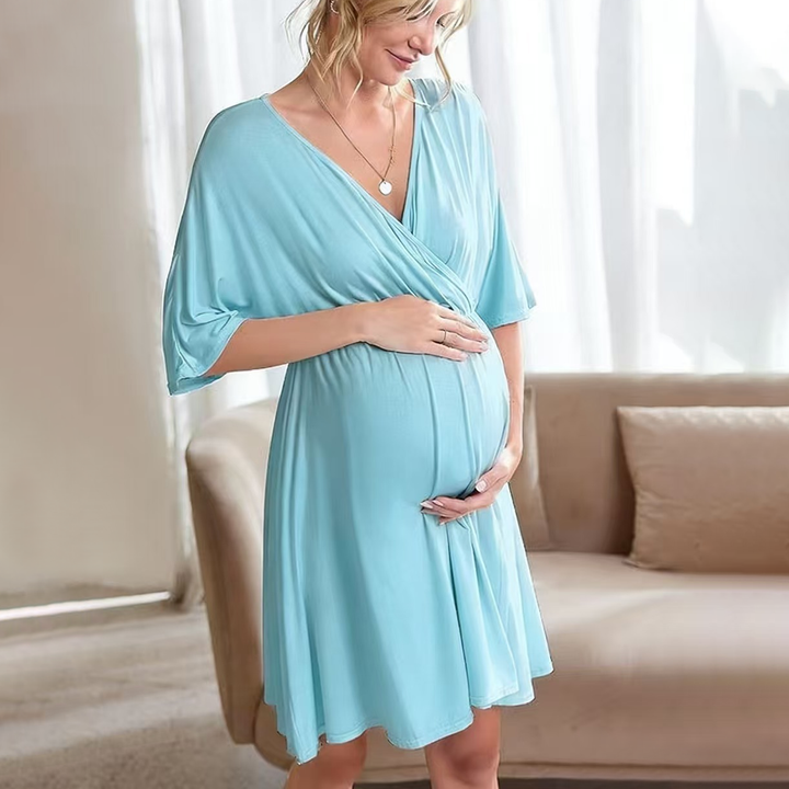 Women’s Maternity Nursing Dress – Soft Modal
