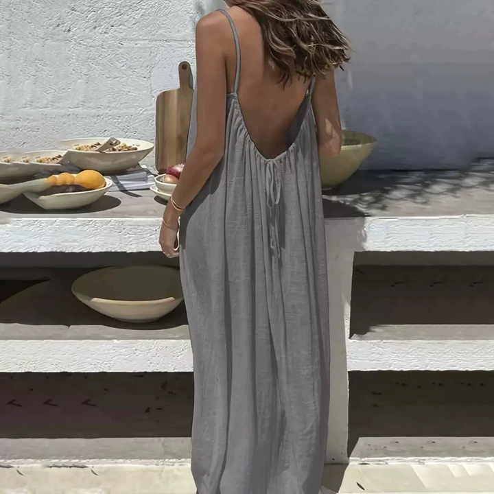 Backless Spaghetti Strap Lounge Dress