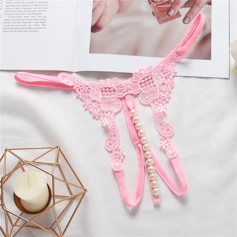Transparent Embroidered Sexy Women's Panties