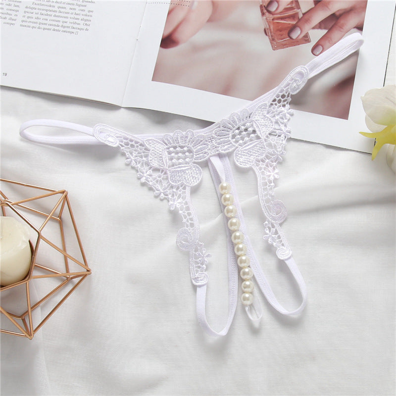 Transparent Embroidered Sexy Women's Panties