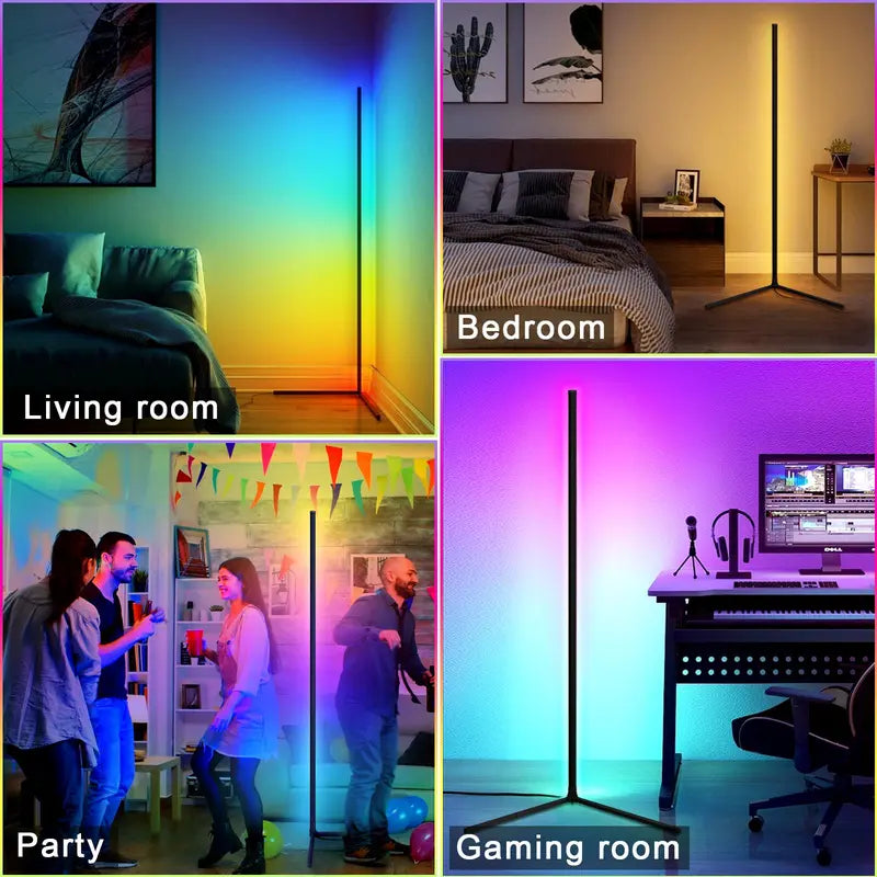 Sound-Reactive LED Floor Lamp