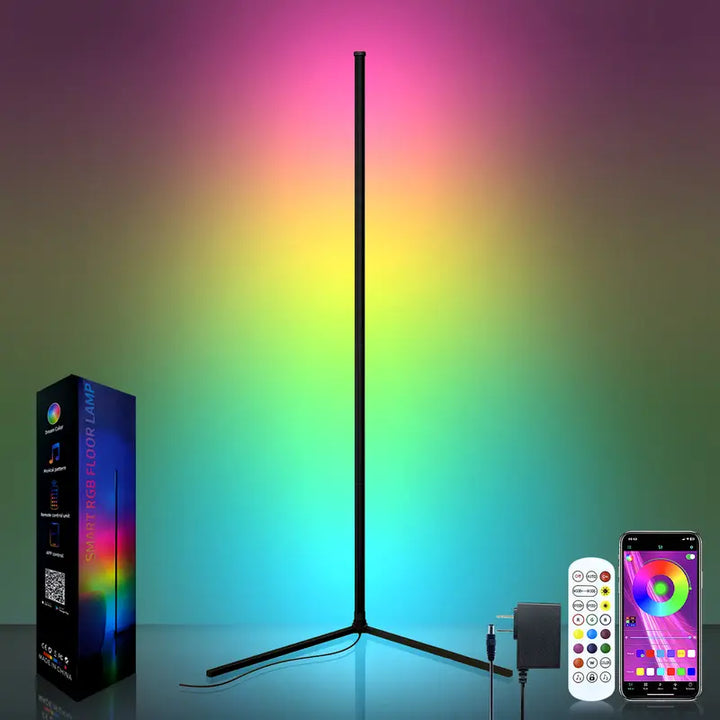 Sound-Reactive LED Floor Lamp
