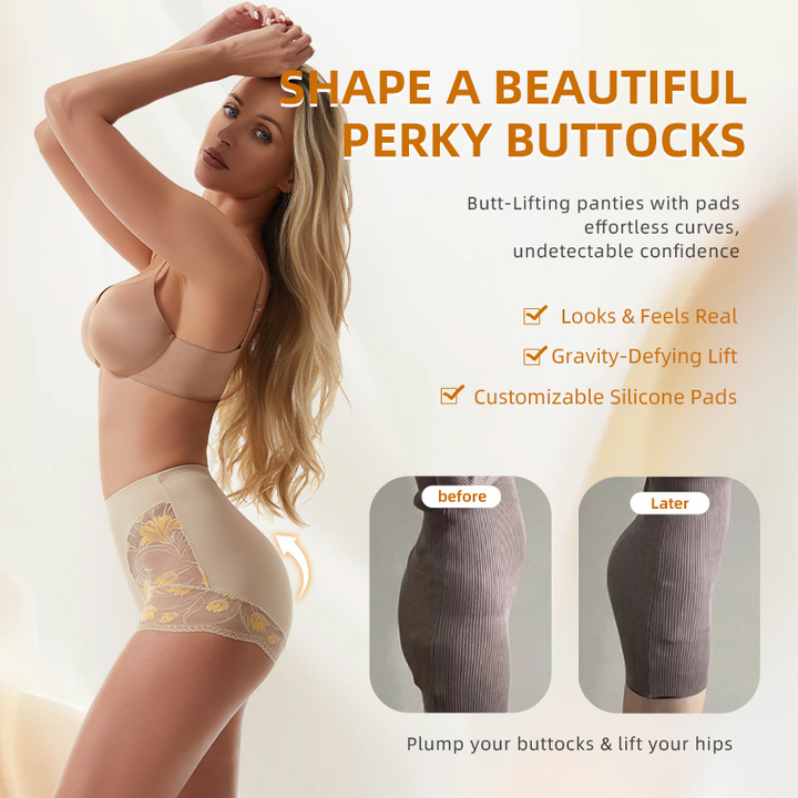 High Waist Lace Shapewear Shorts
