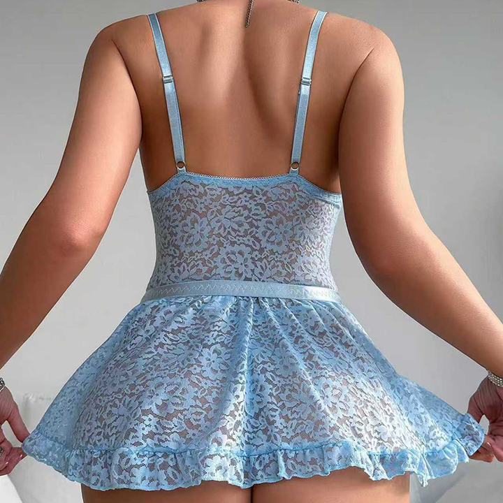 Women’s Lace Babydoll Lingerie – Underwire Design