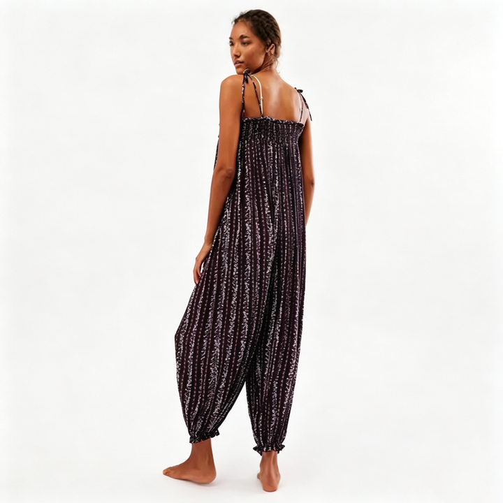 Flowy Boho Wide Leg Jumpsuit
