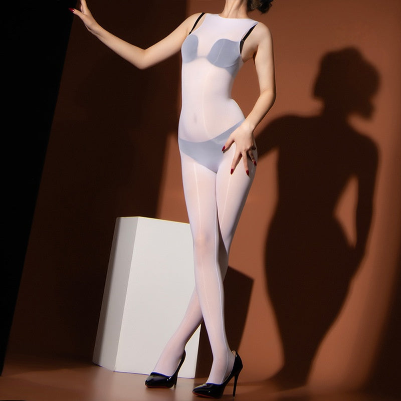 Seamless Glossy Stretch Bodysuit