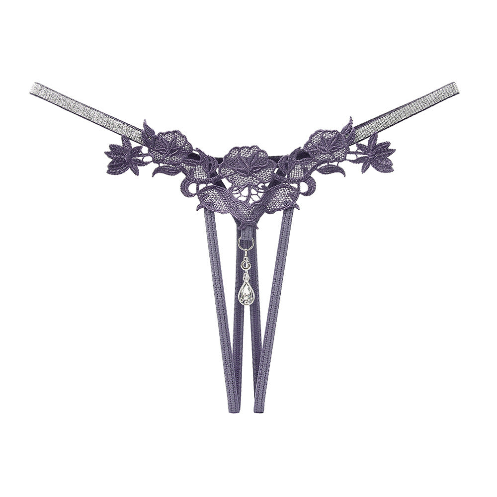Shiny rhinestone seductive sexy panties