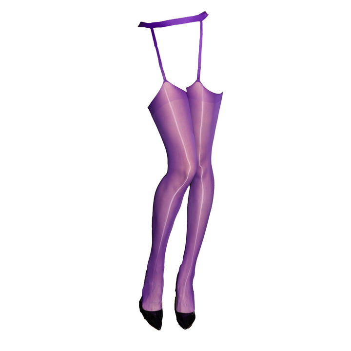 Wild and sexy shiny stretch see-through tight dress -