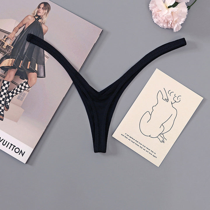 Deep V Cotton String Thong (Women)