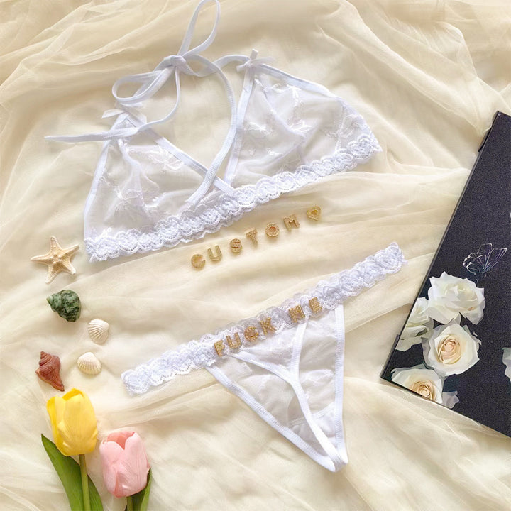 DIY Custom Letter Tulle Lingerie Set