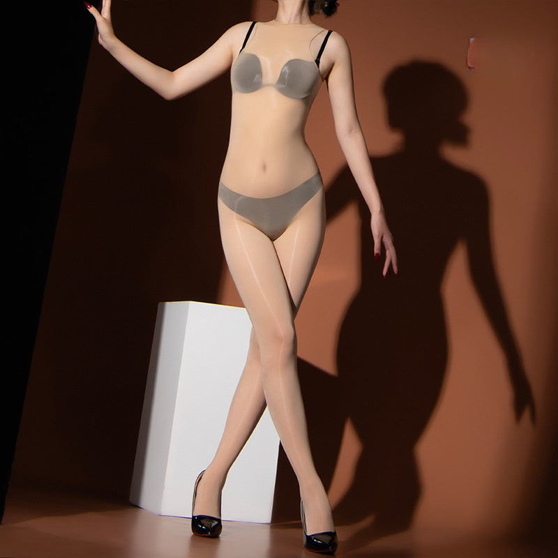 Seamless Glossy Stretch Bodysuit