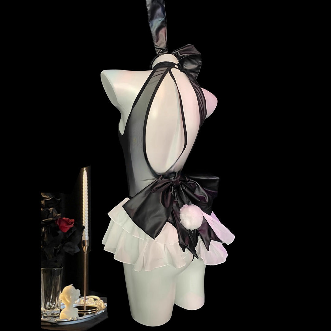 Bunny-Inspired Lace-Up Costume Set