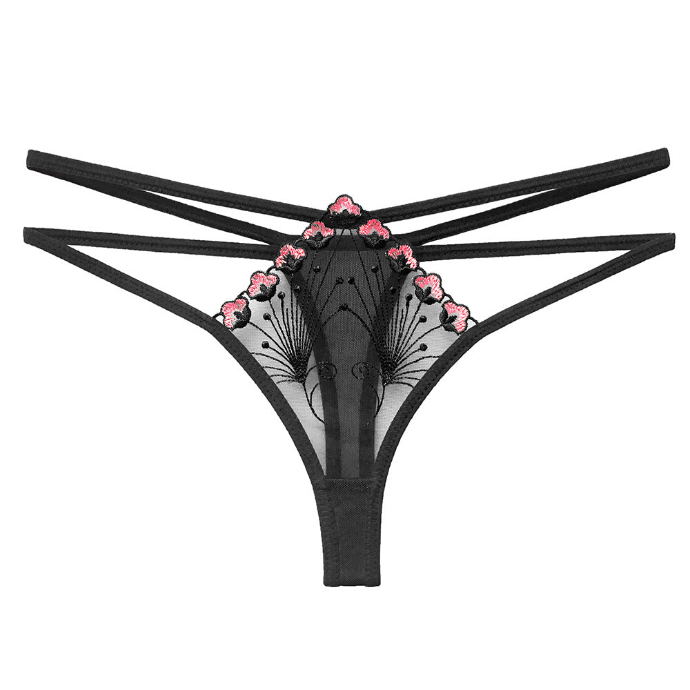 Hollow mesh breathable temptation sexy thong