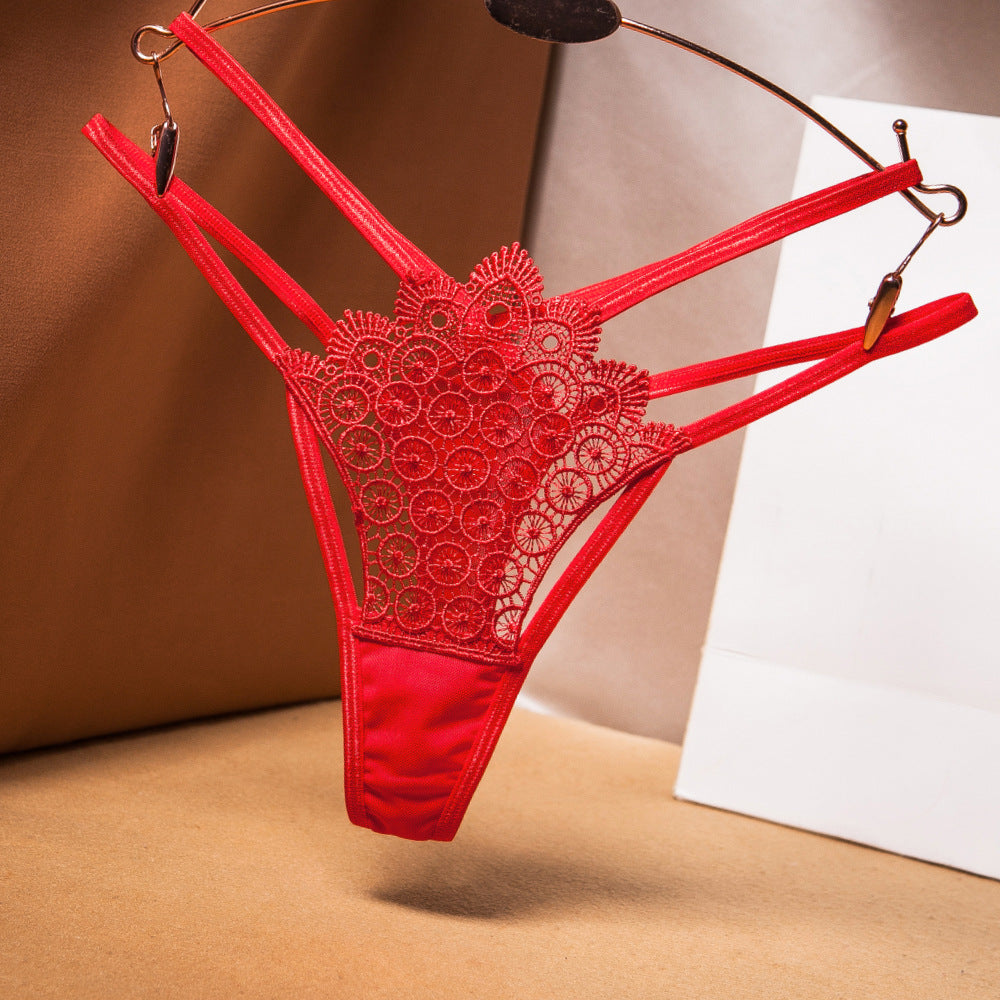 Thin and transparent mesh thin strap temptation sexy underwear