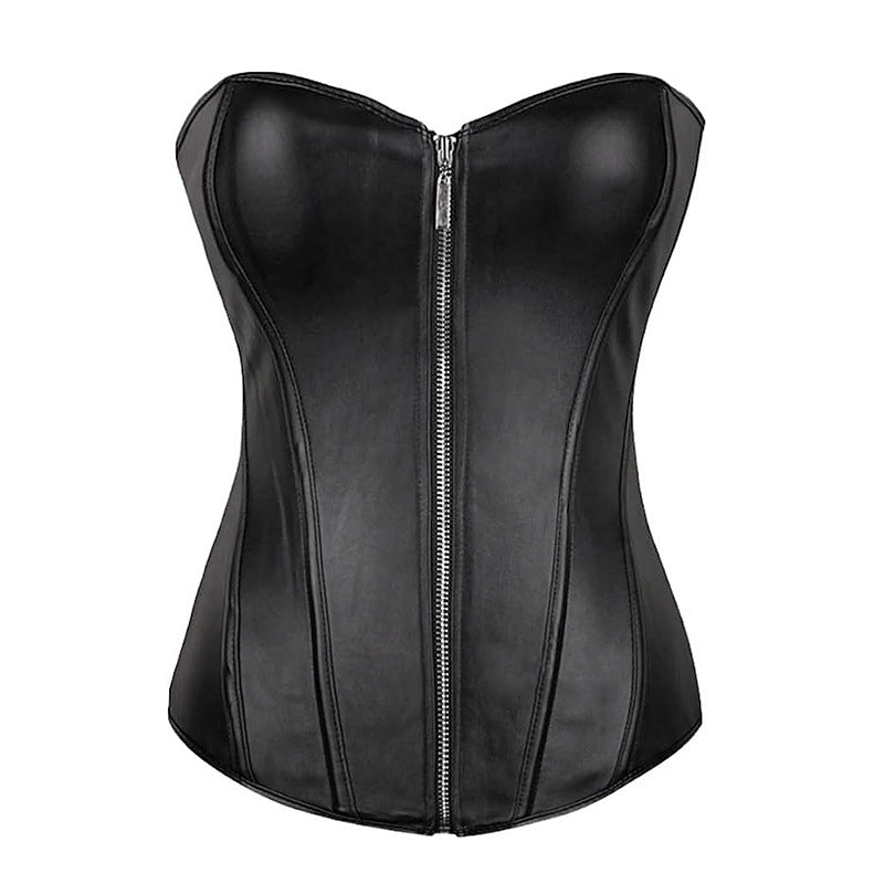 Sexy leather bodysuit
