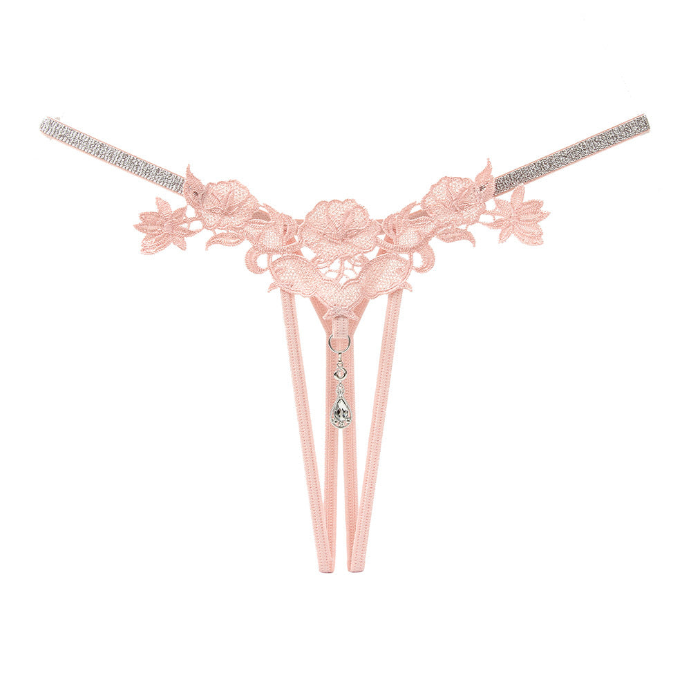 Shiny rhinestone seductive sexy panties