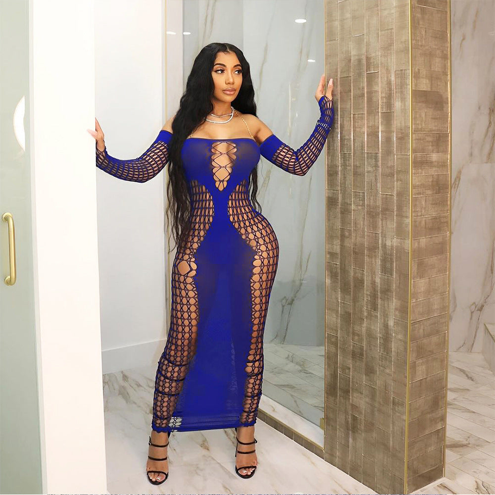 One-Shoulder Cutout Bodycon Dress
