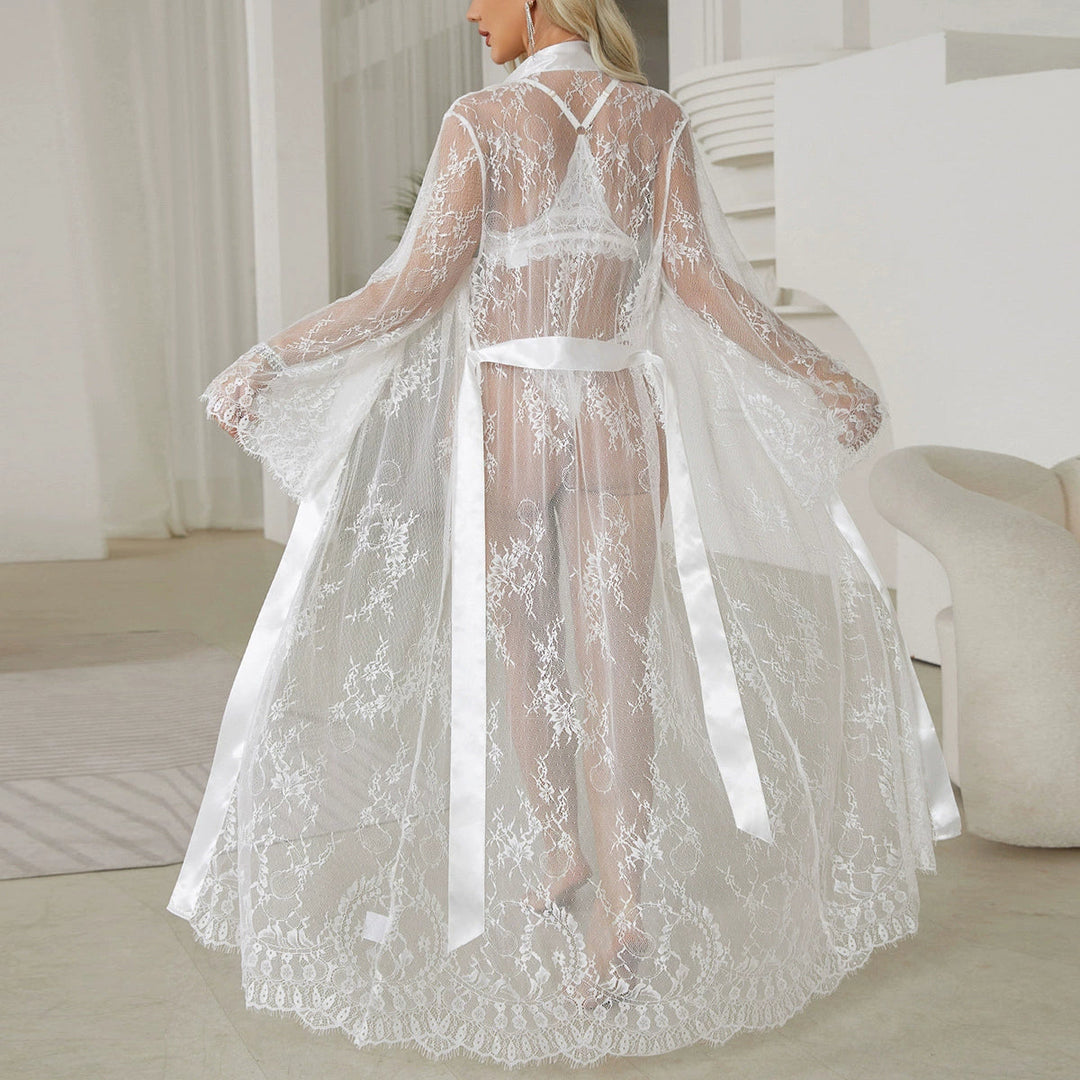 Sexy lace nightgown set