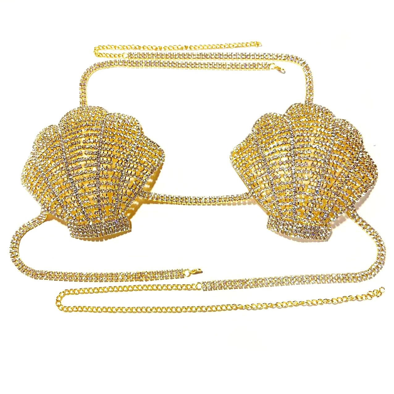 Heart-shaped hollow chain set