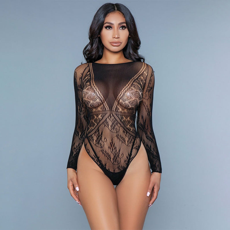 Heart Fishnet Bodysuit