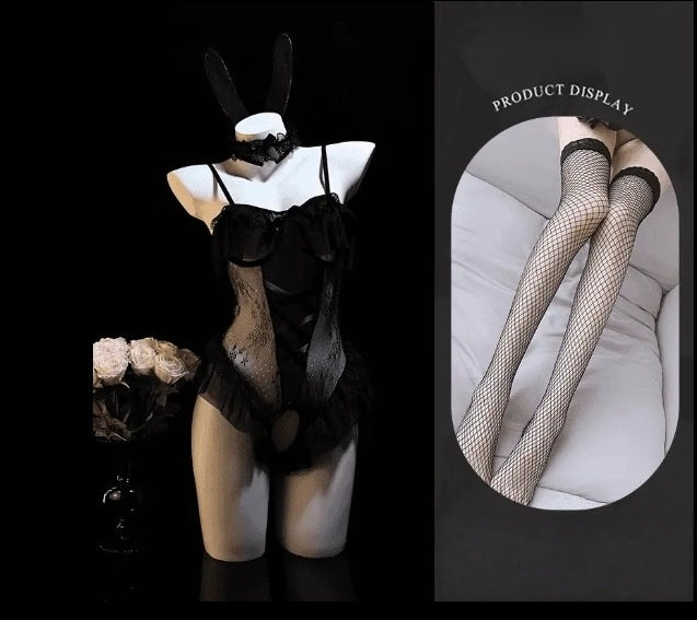 Red Bunny-Inspired Costume Set
