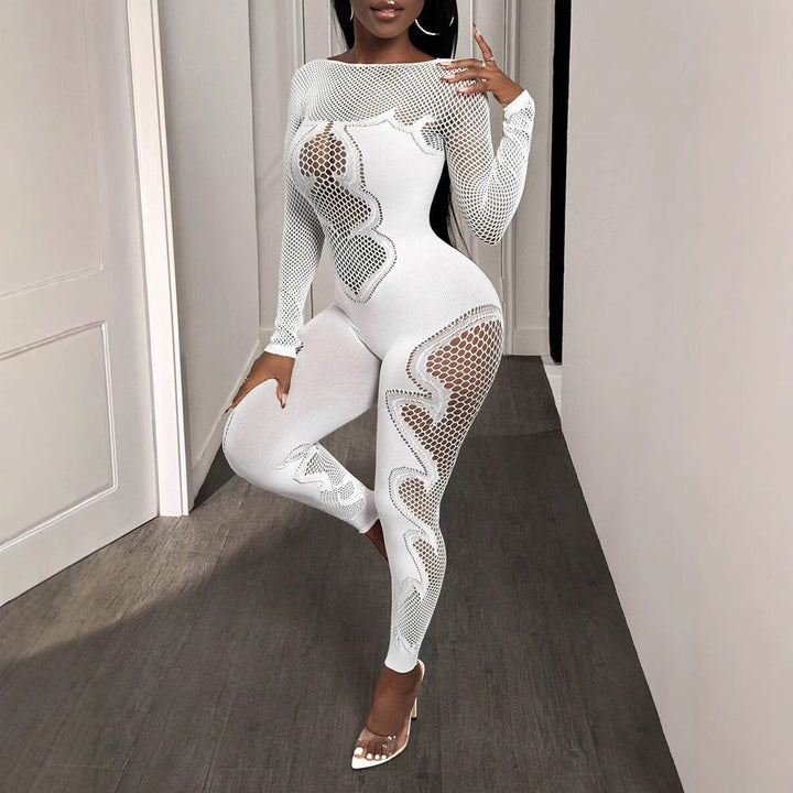 Knitted Sculpting One-Piece Jumpsuit