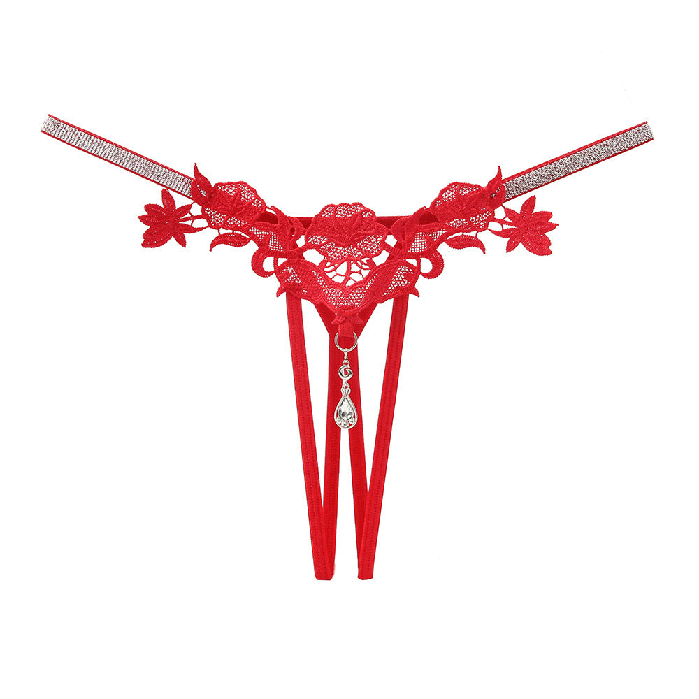 Shiny rhinestone seductive sexy panties