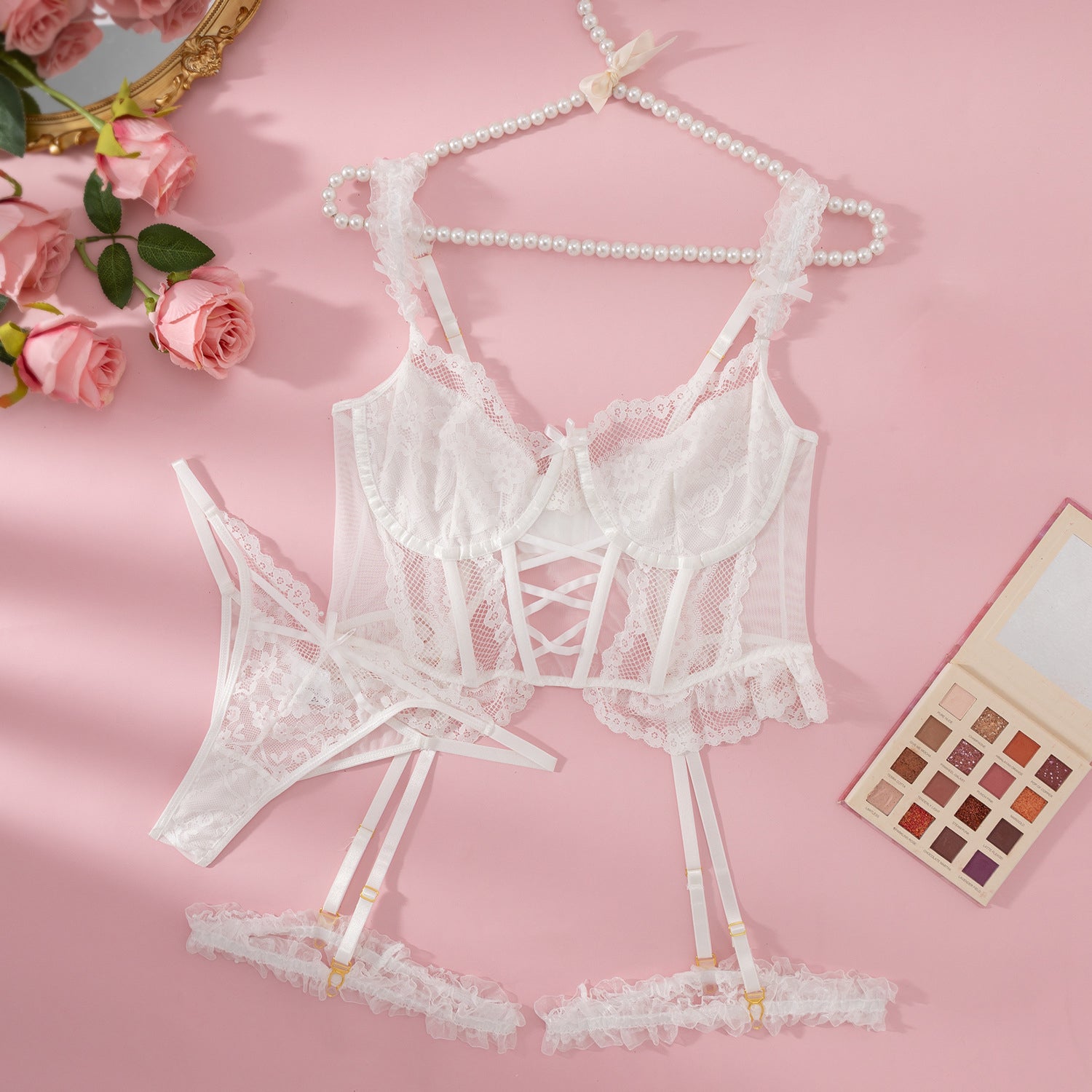 Lace stitching pure sexy lingerie
