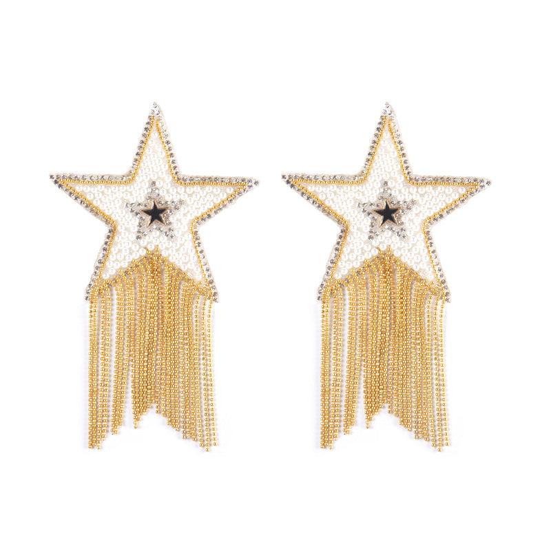 Five-pointed star chest sticker