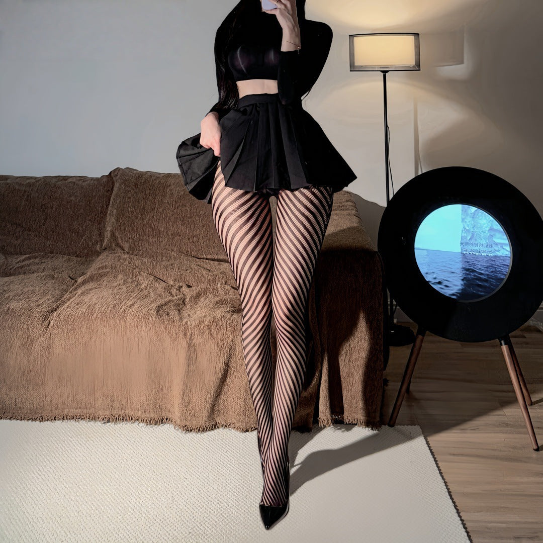 High elastic garter pantyhose