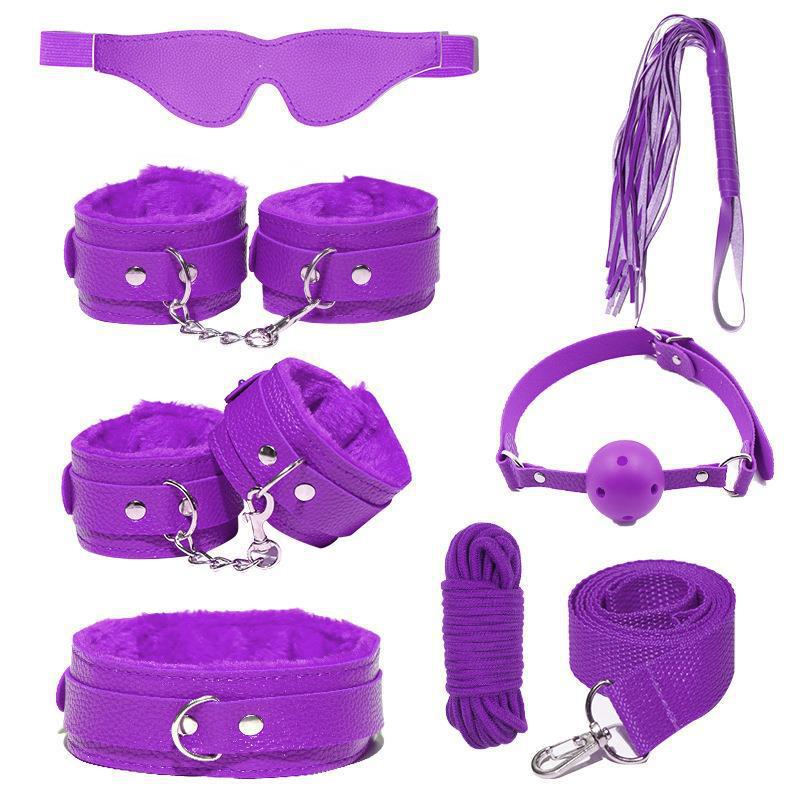 Handcuffs and ball gag set accessories