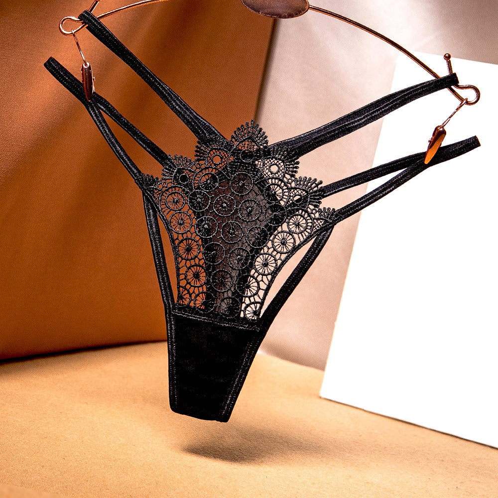 Thin and transparent mesh thin strap temptation sexy underwear