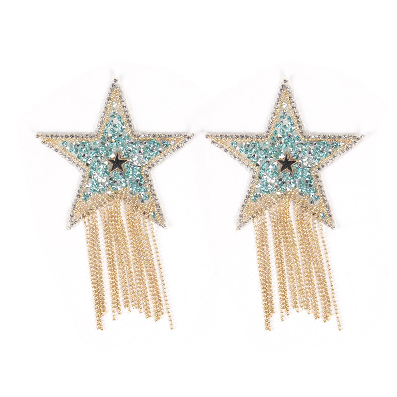 Five-pointed star chest sticker