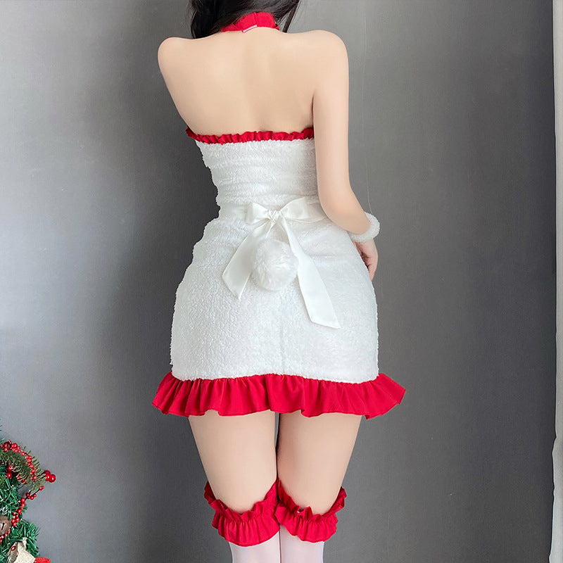 Bear Christmas cute hip skirt