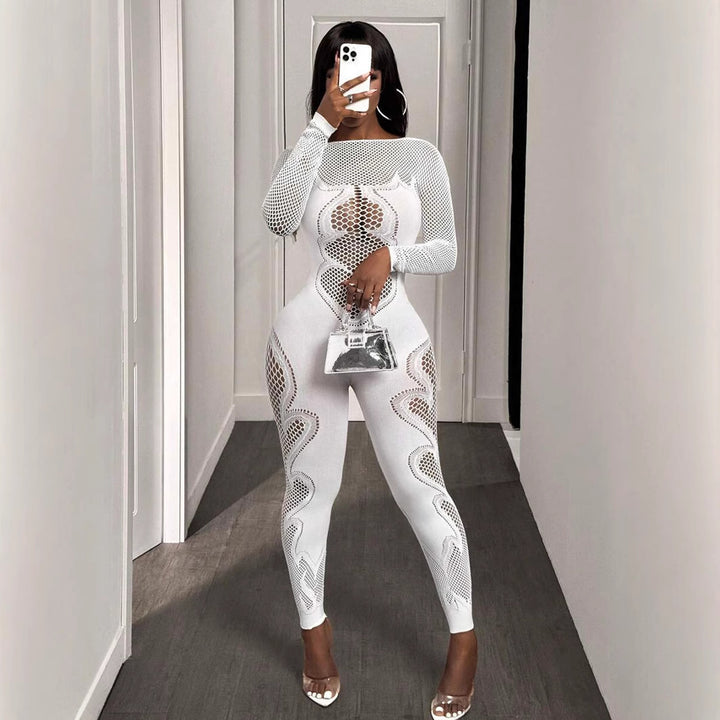 Knitted Sculpting One-Piece Jumpsuit