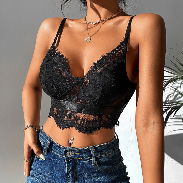 Lace patchwork camisole