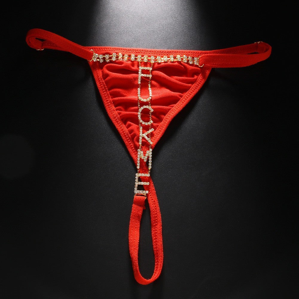 Rhinestone Glam Statement Briefs