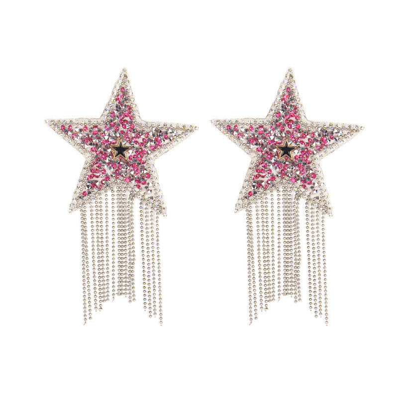 Five-pointed star chest sticker