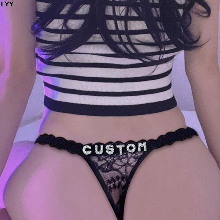 DIY Custom Letter Tulle Lingerie Set