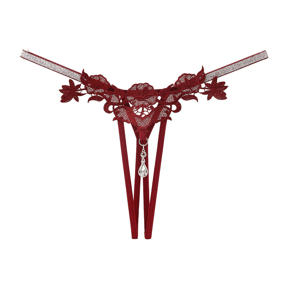 Shiny rhinestone seductive sexy panties