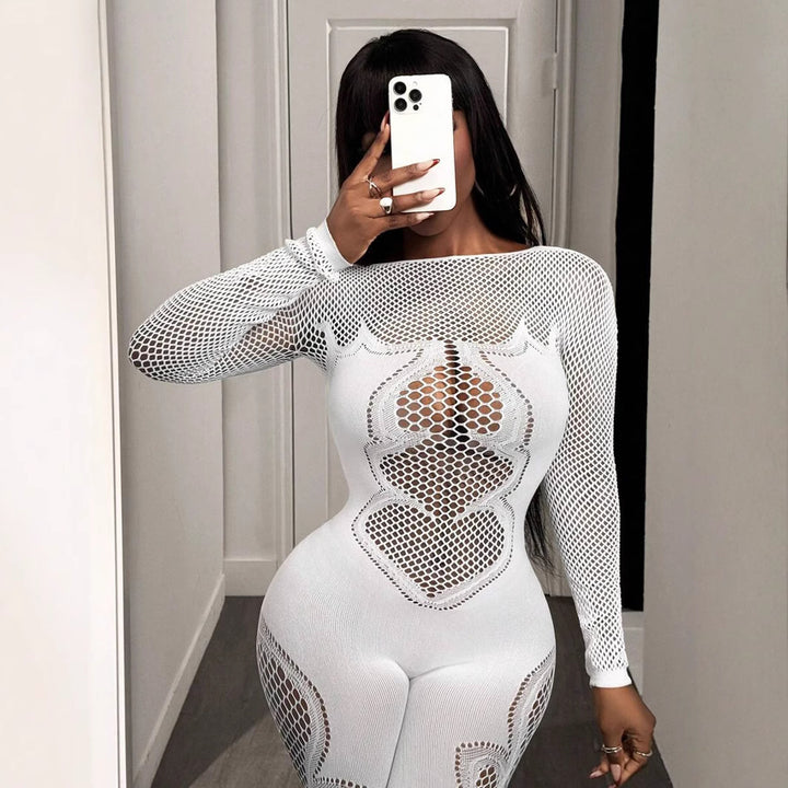 Knitted Sculpting One-Piece Jumpsuit