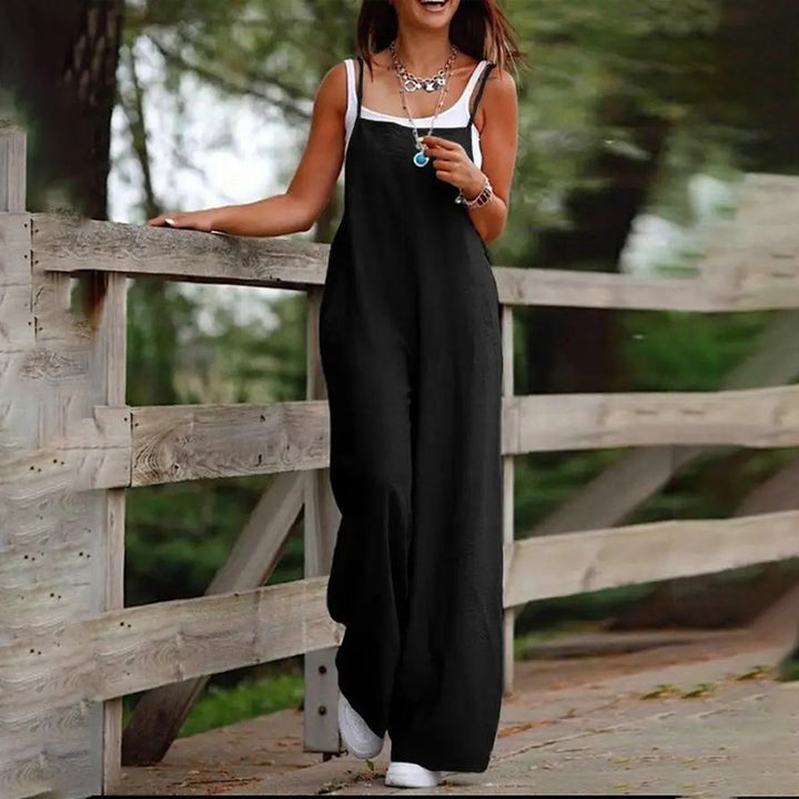 Relaxed Wide Leg Jumpsuit