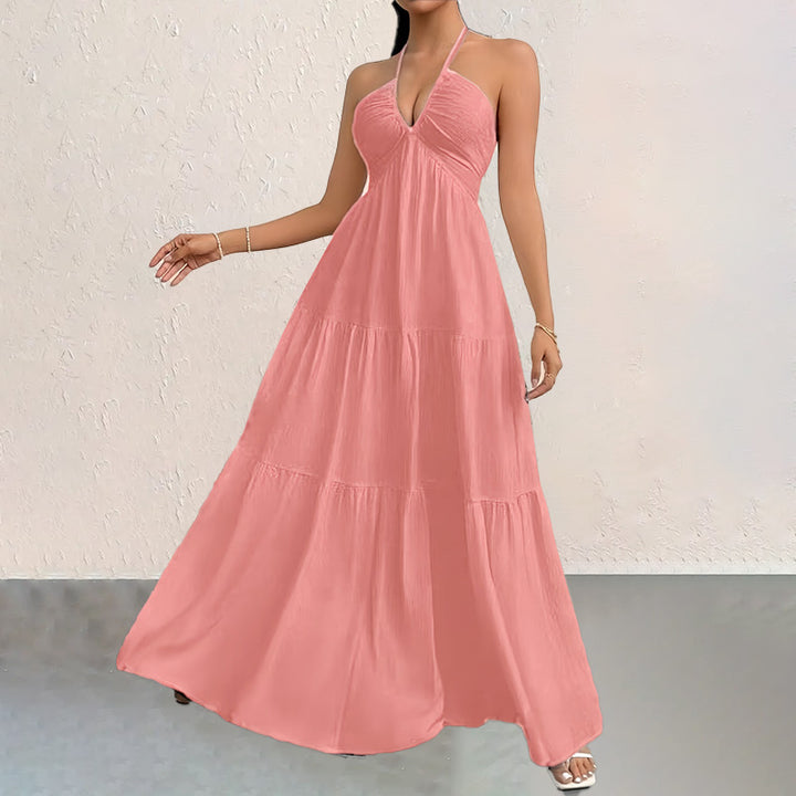 Boho Belted Maxi Dress
