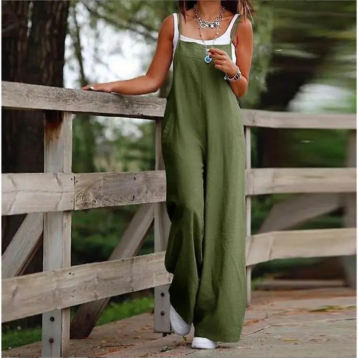 Relaxed Wide Leg Jumpsuit