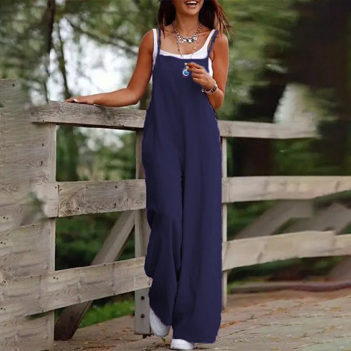 Relaxed Wide Leg Jumpsuit