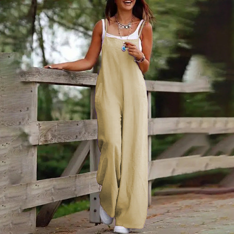 Relaxed Wide Leg Jumpsuit