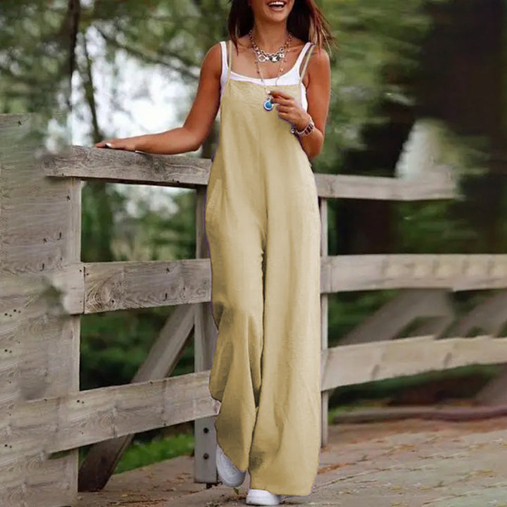 Relaxed Wide Leg Jumpsuit